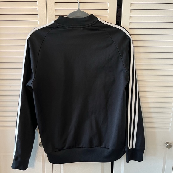ADIDAS 3 stripe jacket. Youth size 13/14, or used as a womens SMALL. - Picture 6 of 6